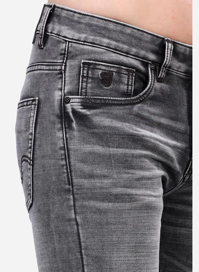ستايلوكس Stylox Mid Rise Regular Fit Faded Jeans