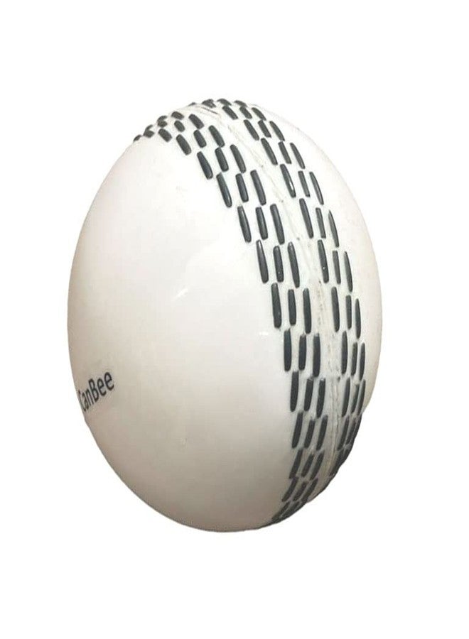 Canbee كرات كريكيت كانبي للرياح، i10، i20، بلاستيكية 80 و 50 جرام، حمراء وبيضاء، أكثر من 100 شوط للعب، كرات مناسبة للرجال والنساء والأطفال (أبيض) - Image 3