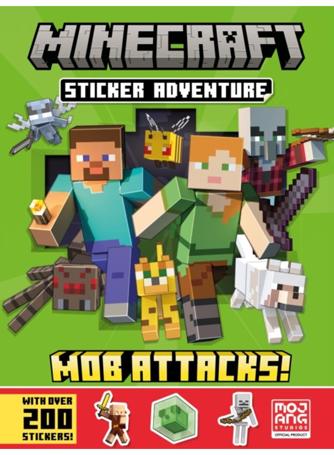 Minecraft Sticker Adventure: Mob Attacks!