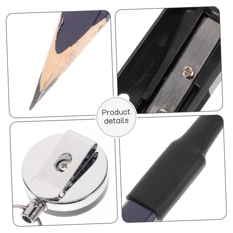 Mechanical Carpenter Pencil for Woodworking and Construction with Sharpener Random Color - Image 5