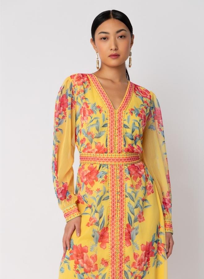 Raishma Naomi Yellow Dress - Image 2