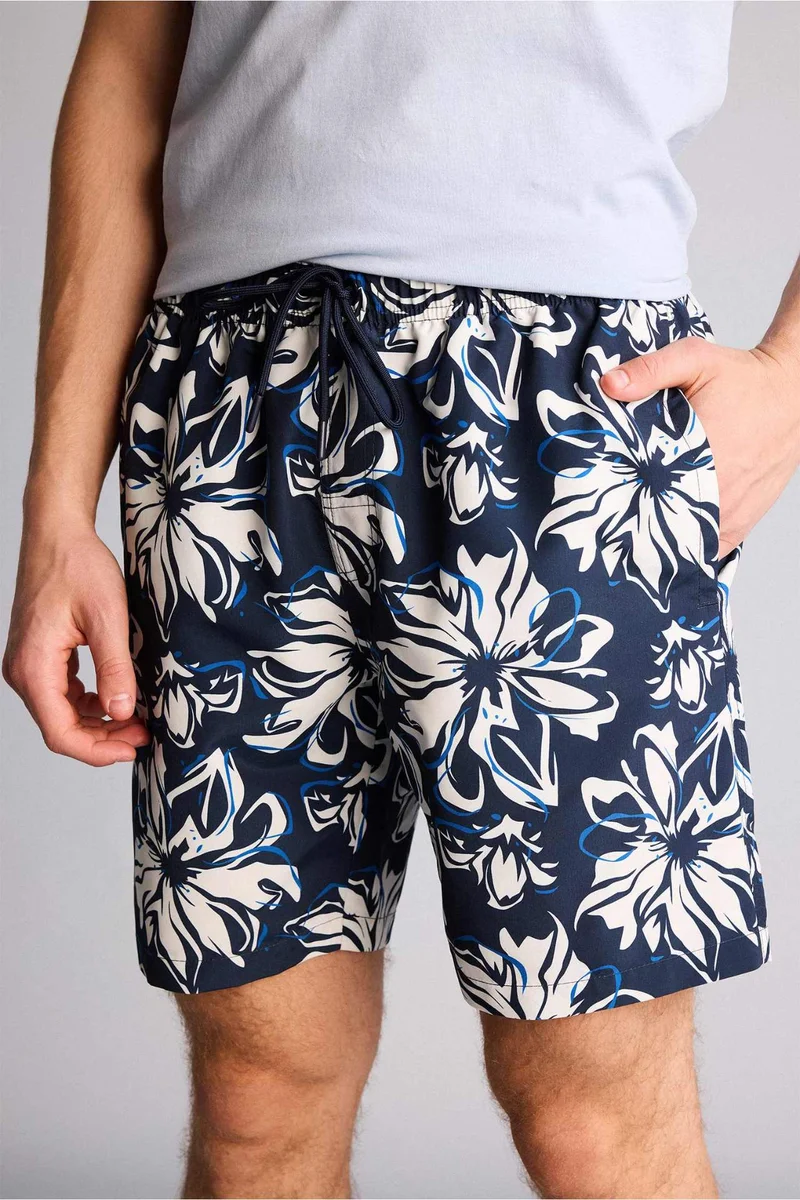 Defacto  Printed Swim Shorts for Men | Best Price UAE