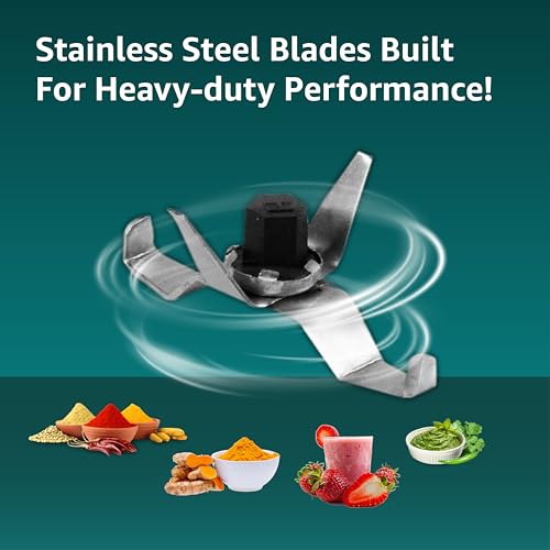 Havells Pulse 500 Watt Mixer Grinder|3 Stainless Steel Leak-Resistant Jars (400ml, 800ml, 1.2L)|3 Speed Control|Heavy-Duty ABS Body|Durable SS Blades|Air Vent Technology |1 Year Product Warranty|Black - Image 5