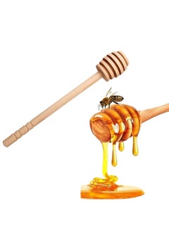 Lavish Wooden Honey 1Pc Spoon 16CM , Stirrers and Collecting Dispensing Drizzling Jam  - Image 1