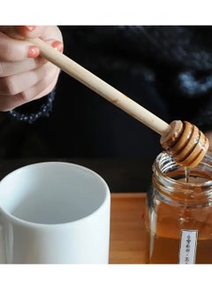 Lavish Wooden Honey 1Pc Spoon 16CM , Stirrers and Collecting Dispensing Drizzling Jam  - Image 3
