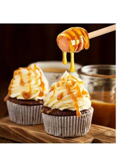 Lavish Wooden Honey 1Pc Spoon 16CM , Stirrers and Collecting Dispensing Drizzling Jam  - Image 4