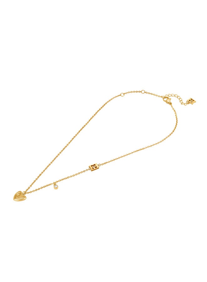 ESCADA Mina Gold Plated Stainless Steel Necklace for Women 360mm - Image 1