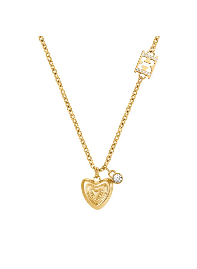 ESCADA Mina Gold Plated Stainless Steel Necklace for Women 360mm - Image 2