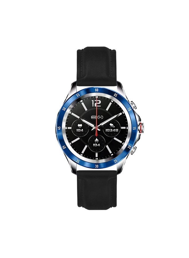 ACM ACM Watch Strap Leather Belt Compatible With Fitshot Aster Smartwatch Casual Classic Band Black, 30 mm  - Image 4