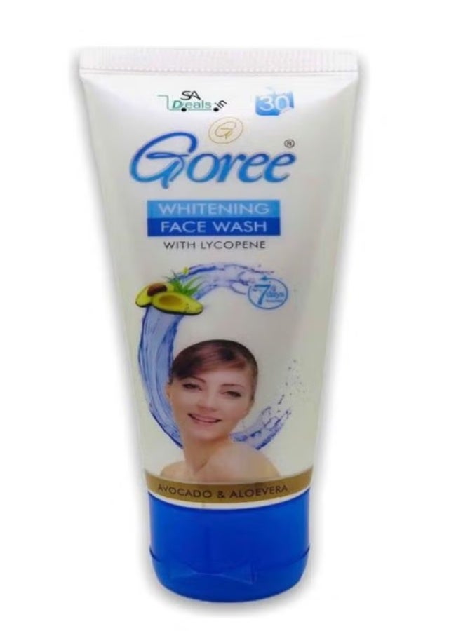 جوري غسول الوجه لتفتيح البشرة من جوري، 100 مل - عبوة من قطعتين - Image 1