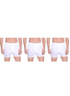 DICE Dice mens Cotton Elastic Waist Solid Boxer Briefs (pack of 3) Size : 3XLarge  - Image 1