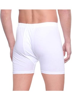 DICE Dice mens Cotton Elastic Waist Solid Boxer Briefs (pack of 3) Size : 3XLarge  - Image 3