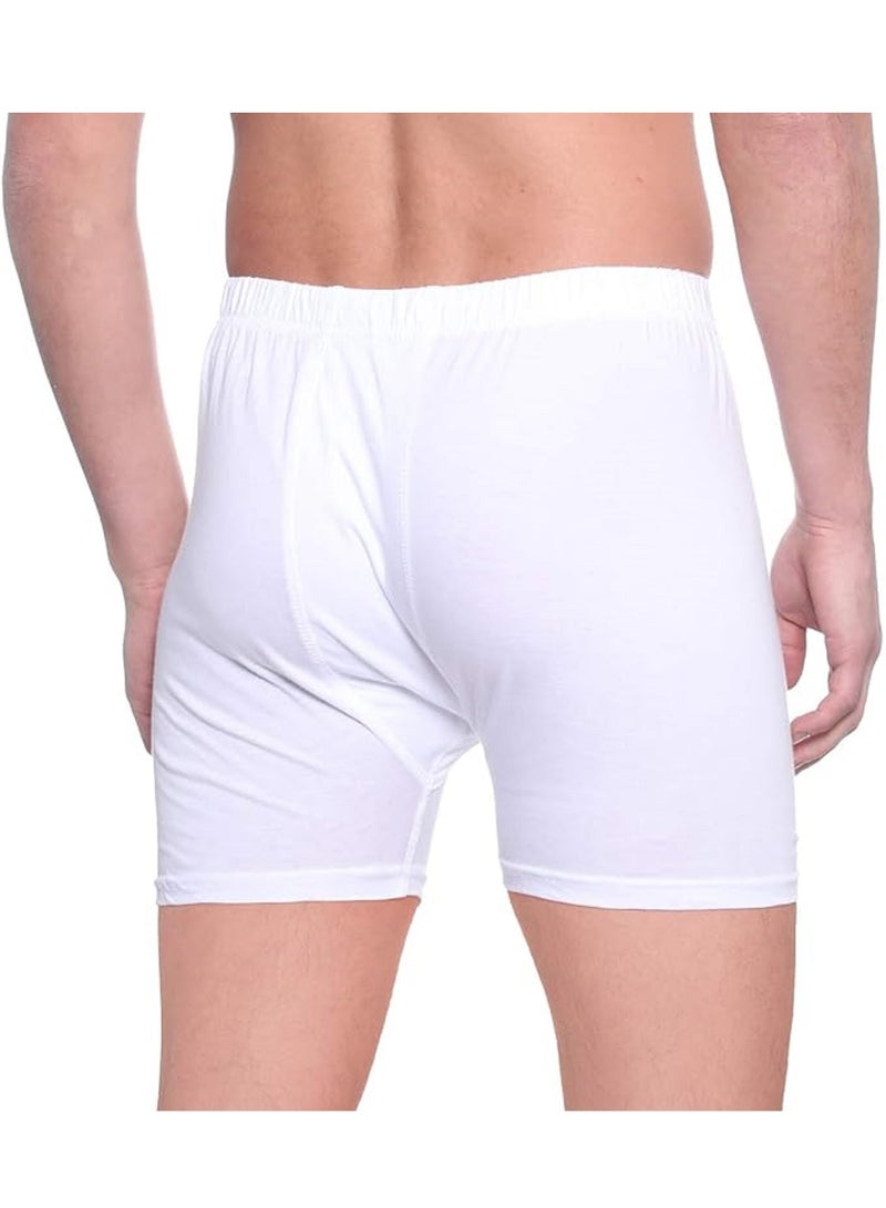 DICE Dice mens Cotton Elastic Waist Solid Boxer Briefs (pack of 3) Size : 3XLarge  - Image 3
