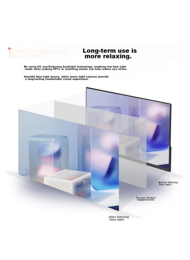 Lecoo 23.8-inch Ips 100hz High Refresh Rate Full Hd Three Micro-edge Hdmi Interface Wide Viewing Angle Wall-mountable Computer Monitor B2431e - Image 3