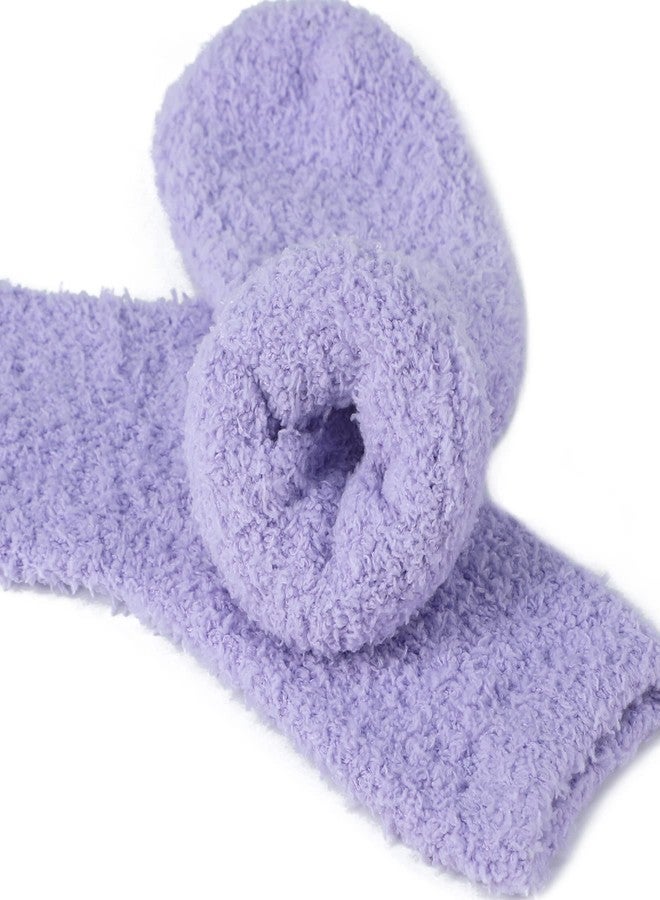 Zando Rainbow Socks - Colorful, Cute, Fuzzy & Fluffy Socks for Women - 5 Pairs, One Size - Image 5