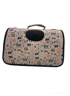 HAPPY PUSS Outdoor Pet Bag: pet handbag, pet shoulder bag, Travel Carrier for cats and dogs. Pink bear design-small size  - Image 4