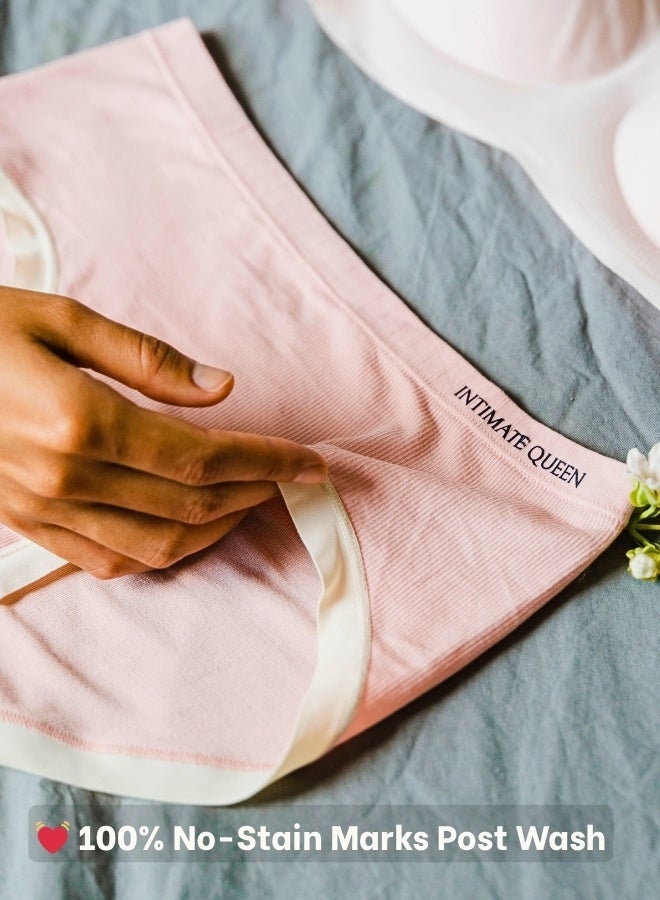Intimate Queen Yew Tree Bae Maternity Briefs – Silky Soft, Antibacterial Calm, Full-Coverage Comfort for Bump & Skin (Pack of 3) - Image 1
