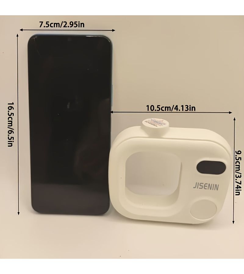 JISENIN Smart Aroma Diffuser 500mAh USB Rechargeable Battery 5 Level Adjustable Timer One Touch Operation Long Lasting Home Fragrance Suitable for Essential Oils Perfume Includes Empty Bottle - Image 2