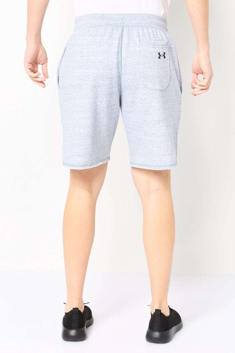 UNDER ARMOUR Men Sportswear Fit Brand Logo Training Shorts, Heather Grey - Image 2