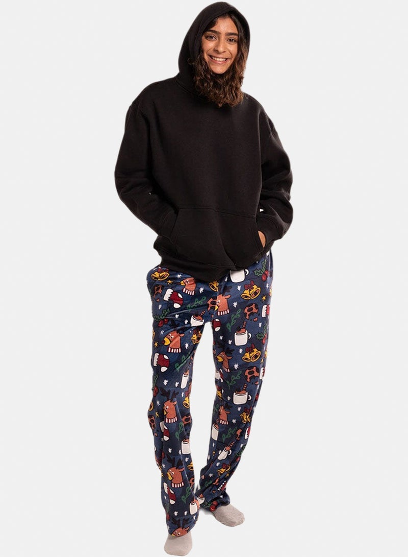 In Your Shoe Reindeer Fluffy Pyjama Pants - Image 3