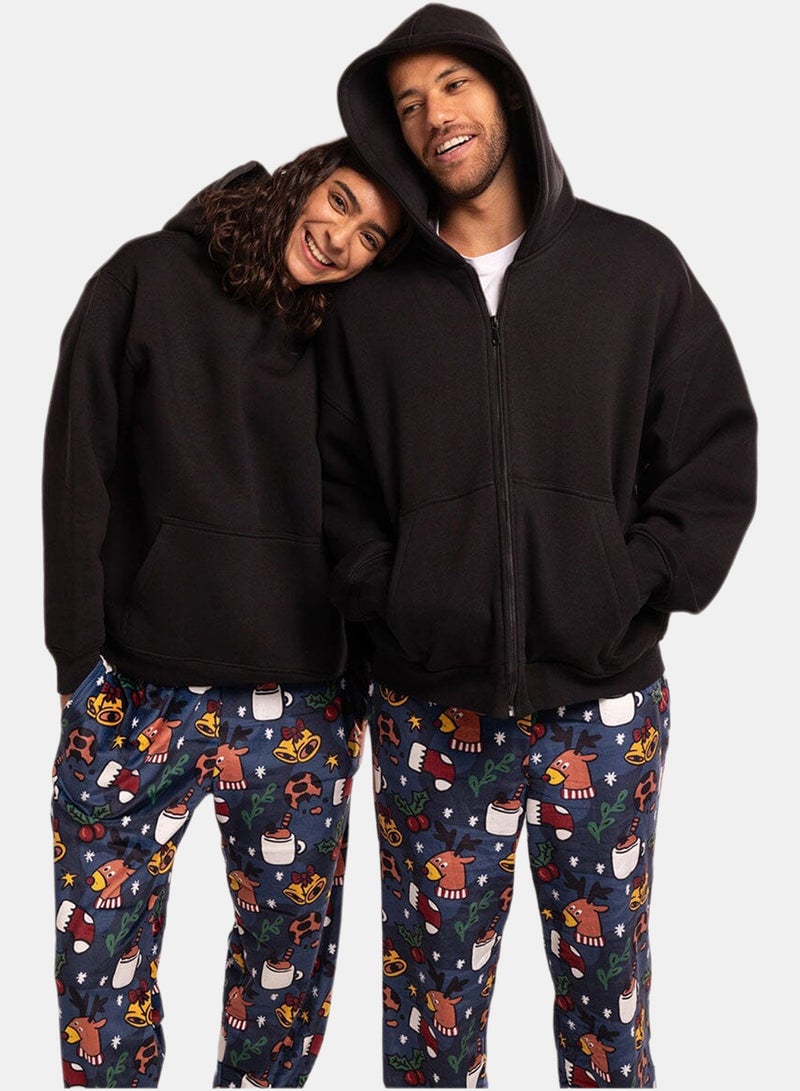 In Your Shoe Reindeer Fluffy Pyjama Pants - Image 4