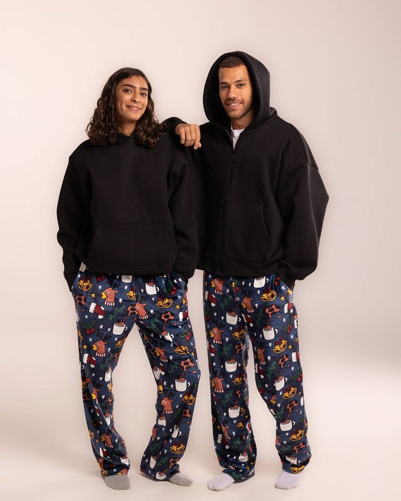 In Your Shoe Reindeer Fluffy Pyjama Pants - Image 2