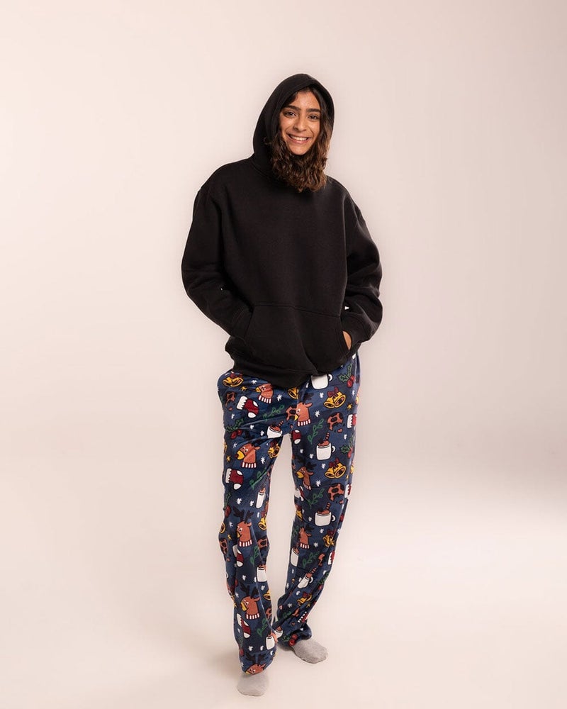 In Your Shoe Reindeer Fluffy Pyjama Pants - Image 3