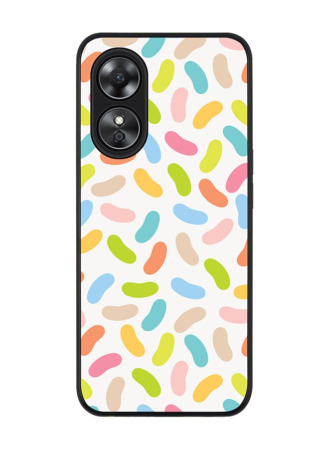 Stylizedd Rugged Black edge case for Oppo A97 Slim fit Soft Case Flexible Rubber Edges Anti Drop TPU Gel Thin Cover - Jelly Beans - Image 1