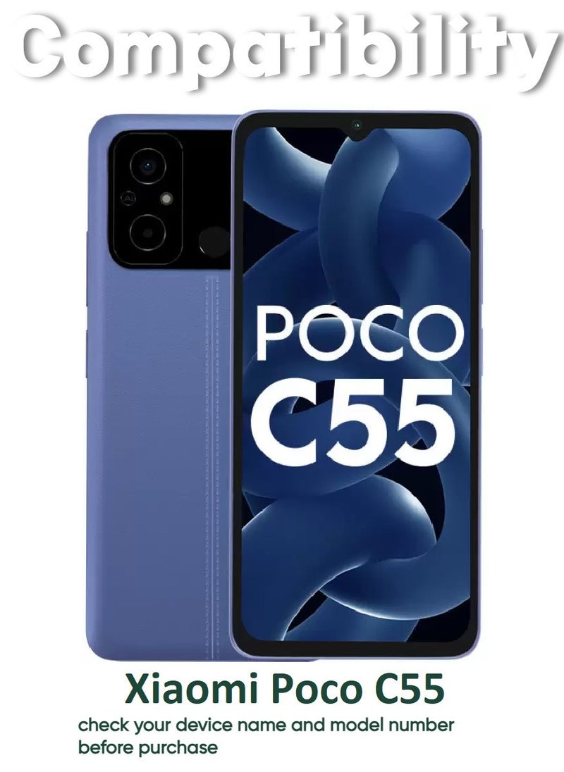 ACLIX 3 Pieces Antistatic ESD Dustproof Premium Quality High Definition Tempered Glass Screen Protector Designed For Xiaomi Poco C55 - Image 3