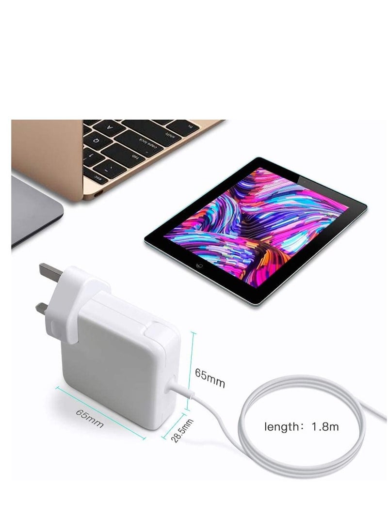 Compatible with Macbook Air Charger 45W, Replacement T-TIP Mac Pro Charger Adapter Power Adapter Mac Charger for MacBook Air 11 13 inch(Mid-2012~2017), Models A1465 A1466 A1435 A1436