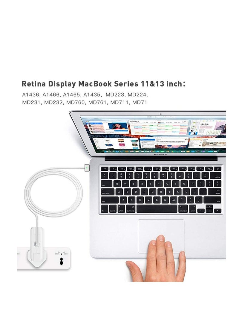 Compatible with Macbook Air Charger 45W, Replacement T-TIP Mac Pro Charger Adapter Power Adapter Mac Charger for MacBook Air 11 13 inch(Mid-2012~2017), Models A1465 A1466 A1435 A1436