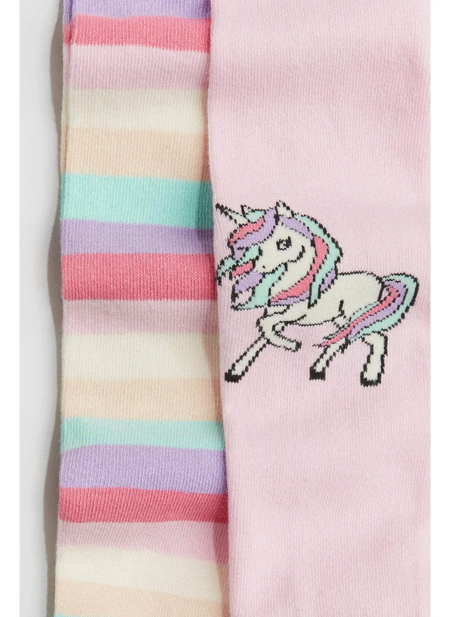 H&M 2-Pack Fine-Knit Tights