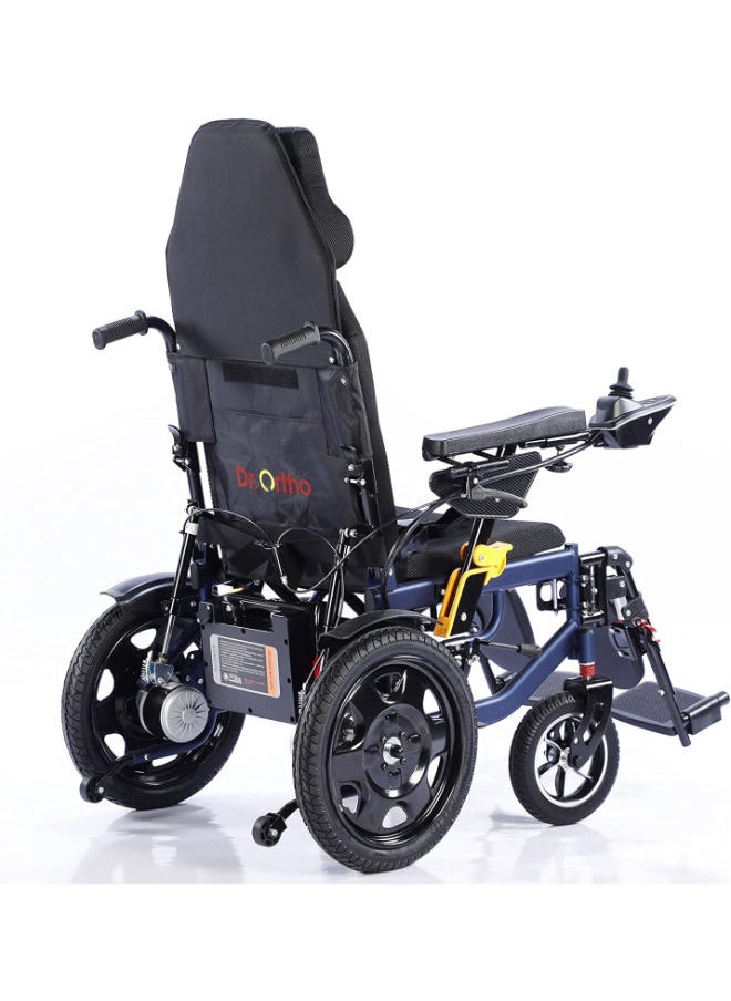 Electric Wheelchair Blue Frame With Detached Hydrulic Adjustable Footrest And Recling Backrest - pzsku/Z67D0E4733D77379C405EZ/45/_/1709219996/19759b83-bd07-4730-a303-96ab015fcb6f