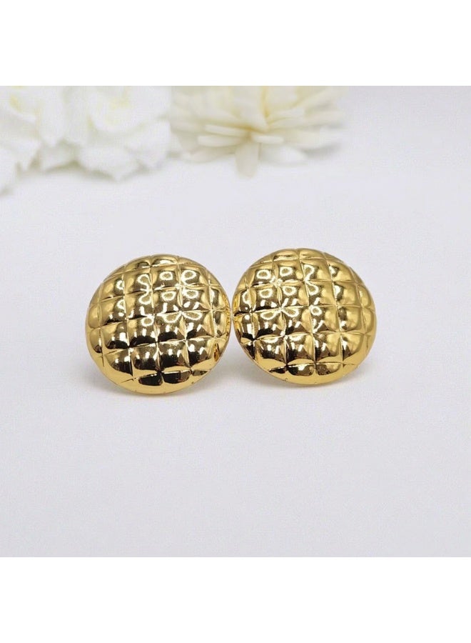 Small Gold Earrings for Women, 14k Real Gold Plated Hypoallergenic Ear Jewelry - Image 4