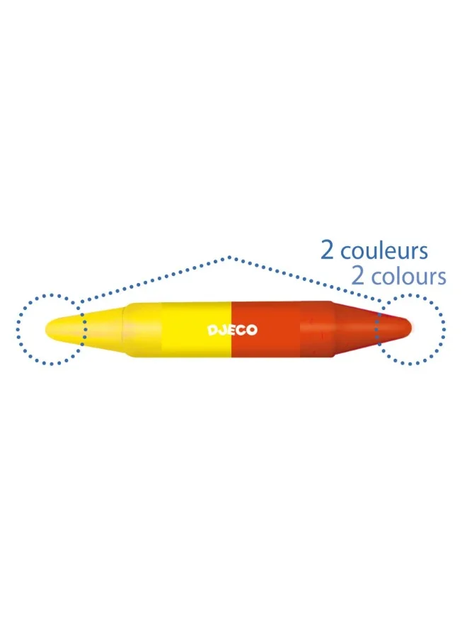 DJECO 8 Twins Crayons