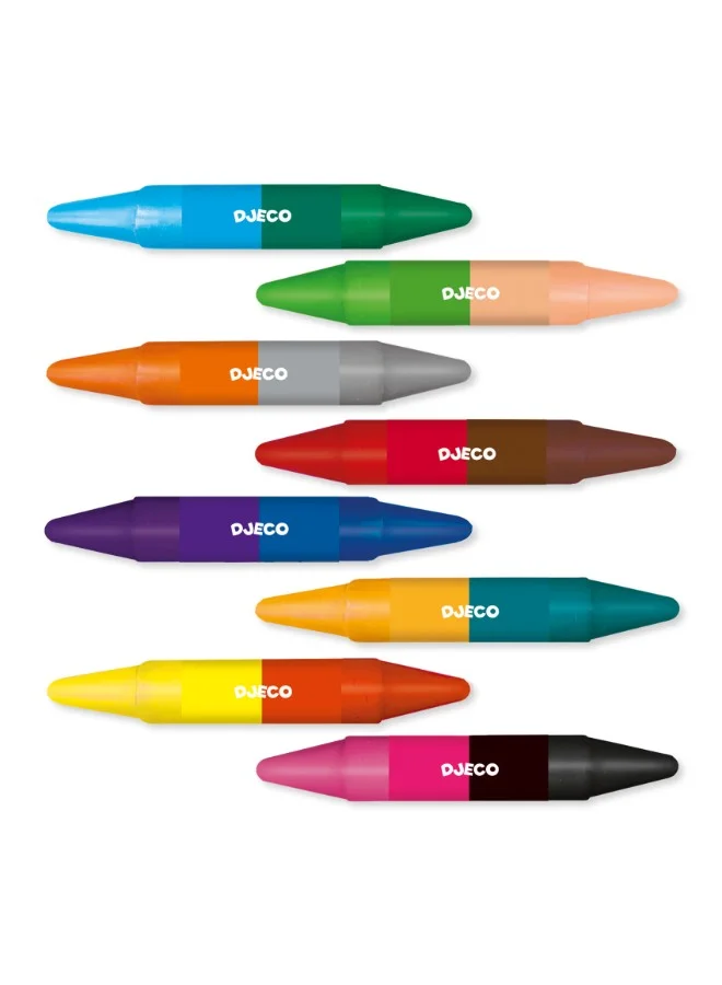 DJECO 8 Twins Crayons