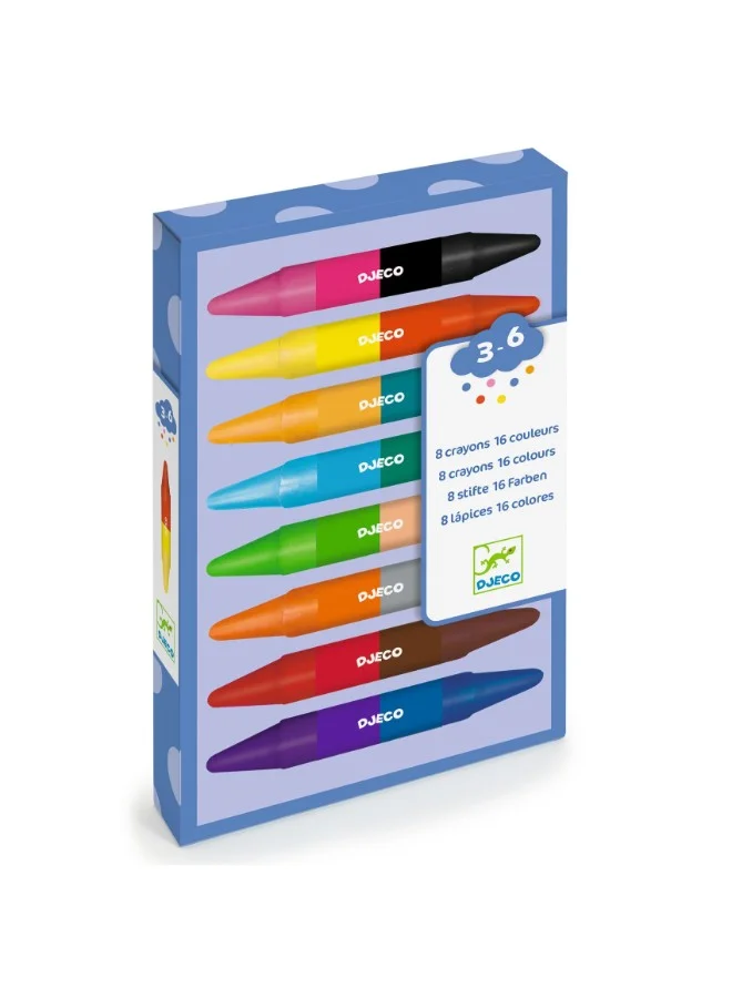 DJECO 8 Twins Crayons