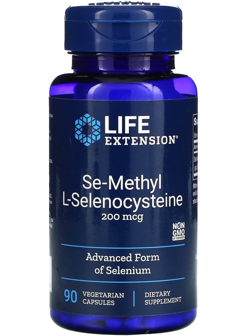 Se-Methyl L- Selenocysteine, 200 mcg, 90 Vegetarian Capsules