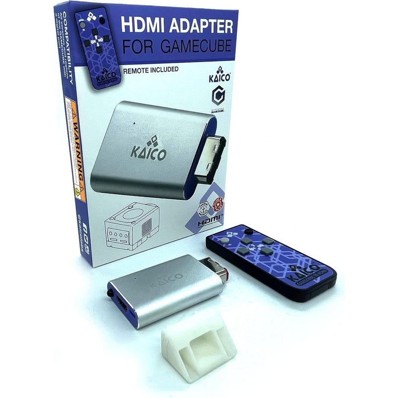Kaico Gamecube HDMI Adapter Lead for the Nintendo Gamecube Running GCVideo Software Supports 2X LineDoubling and Includes Remote Control A Simple Plug Play Gamecube Adapter Solution - Image 2