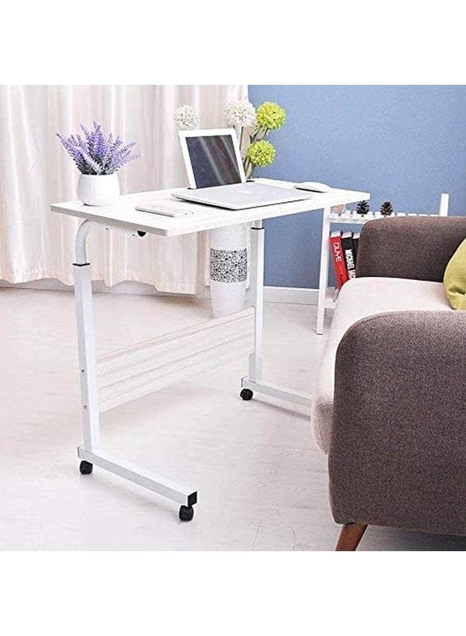 SHOWAY Adjustable Mobile Bed Table Desks Portable Laptop Computer Stand Desks Mobile Laptop Desk Computer Table For Bed Bedside Sofa Bedroom Study Office Random Color 60X40Cm - Image 4