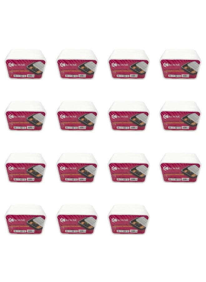 Kovar Disposable Bulk 750ml Capacity Container Box- 15 Pack X 15pcs - Image 2