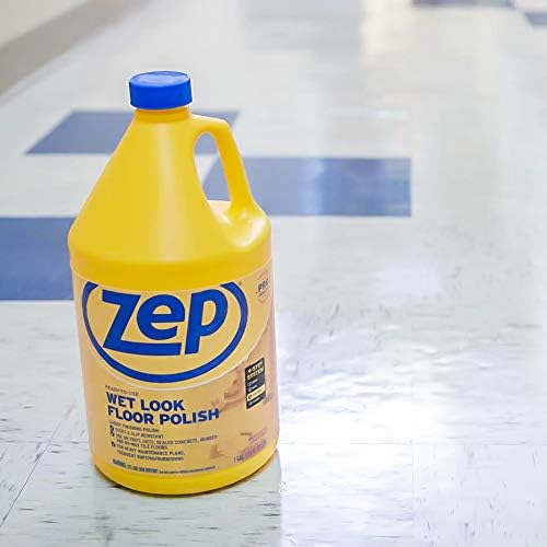 Zep WetLook Floor Polish  1 Gallon ZUWLFF128  Long Lasting Shine - Image 5