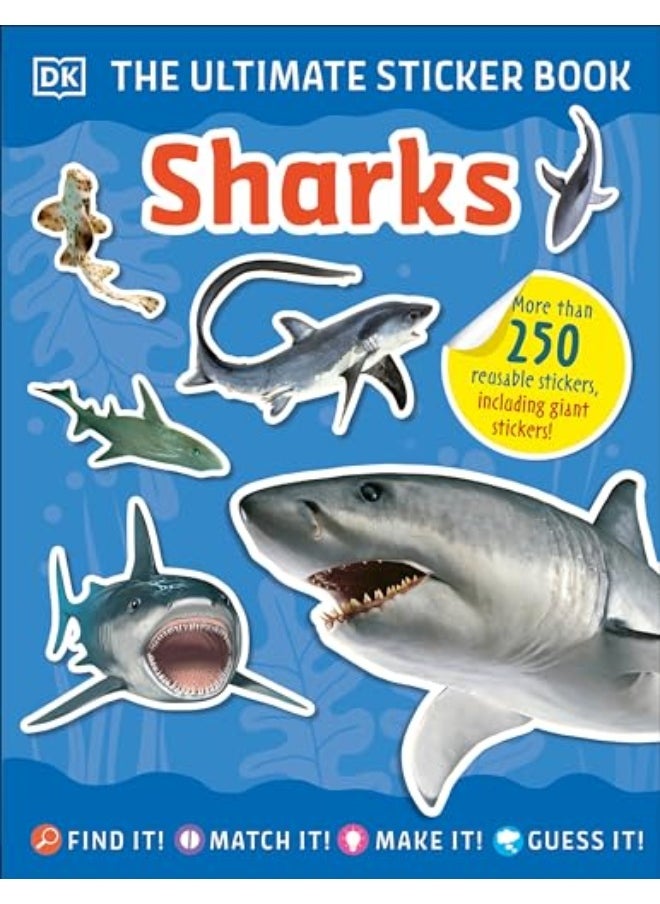 The Ultimate Sticker Book Sharks By DK Paperback 