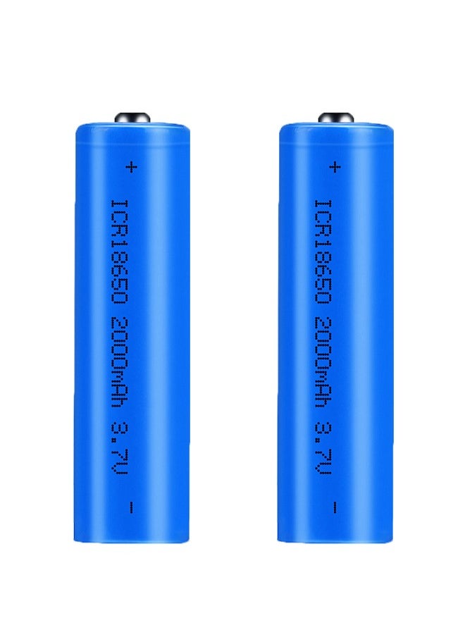 PUJIMAX 18650 Battery Charger＋ 2 Pcs Rechargable 18650 Li-Ion Battery 2000 mAh  - Image 3