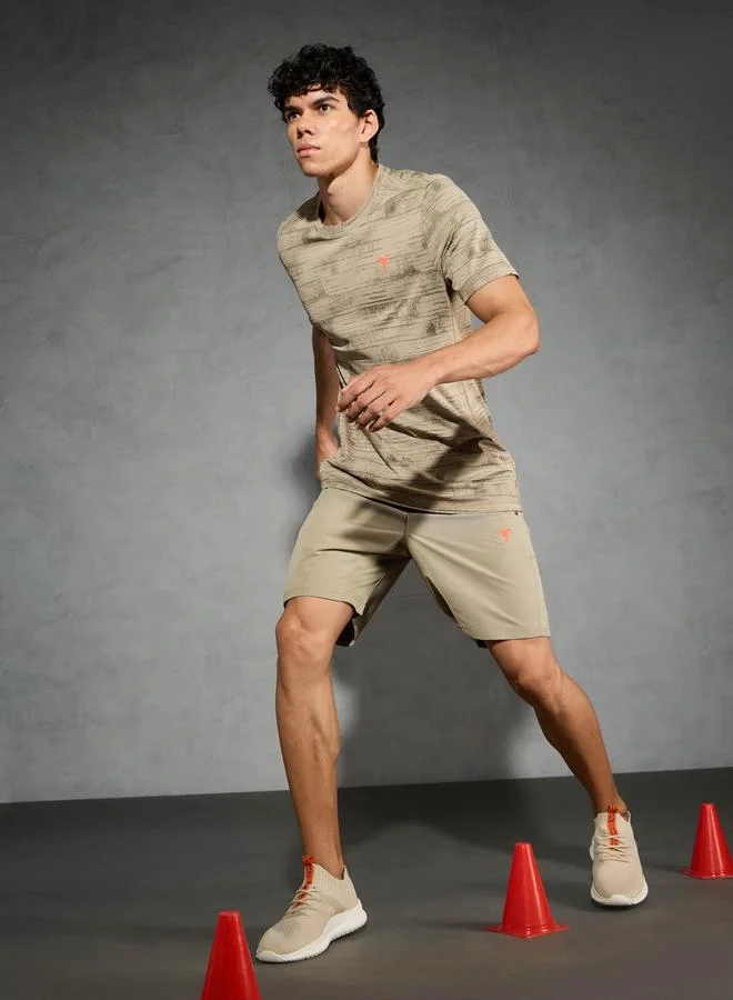 Technosport Technosport Men Solid Slim Fit Shorts