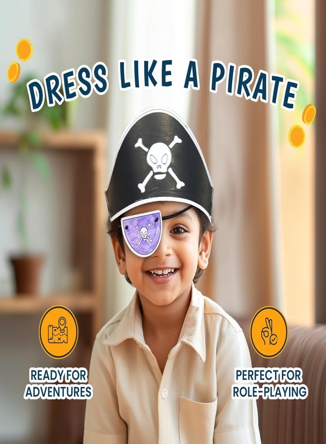 The Curious Bees Pirates Treasure Crafting Kit | Fun and Learning Craft Kit for 5+ Year Olds | Creative DIY Fun Activity Kit for Boys & Girls | Ideal Gift for Early School-goers | 4-in-1 Activity Box - Image 4