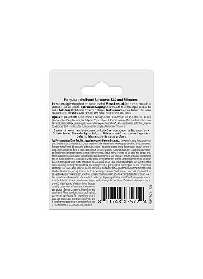 Fragrancefree Avocado Nourishing Lip Balm Moisturizing Nonsticky Salve To Replenish Lips With Nutrients With Omega3 Fatty Acids & Hyaluronic Acid Natural & Cruelty Free 015 Oz 3Pack