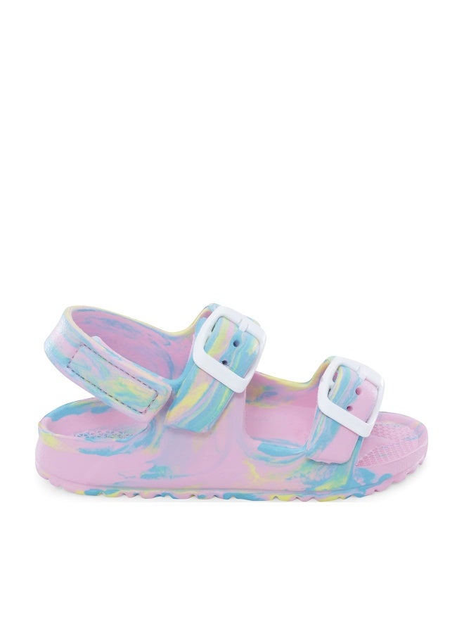 OshKosh B'Gosh Girls Rivar Fashion Sandal, Rainbow - Image 1