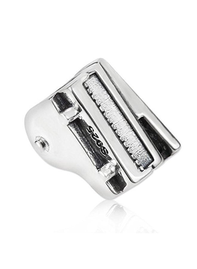 ABUN Music Piano Charms 925 Sterling Silver Birthstone Crystal Charms for 3mm Snake Chain Bracelets - Image 2