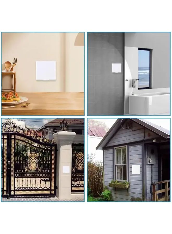 4 Pack Black Transparent Waterproof Switch Socket Box Cover Self Adhesive Slim - Image 5